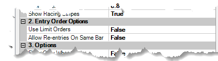 Entry Order Options